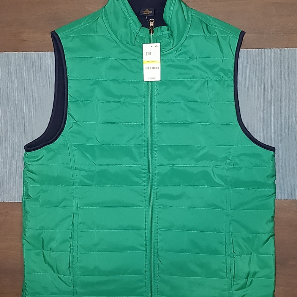 Club Room reversible fleece vest